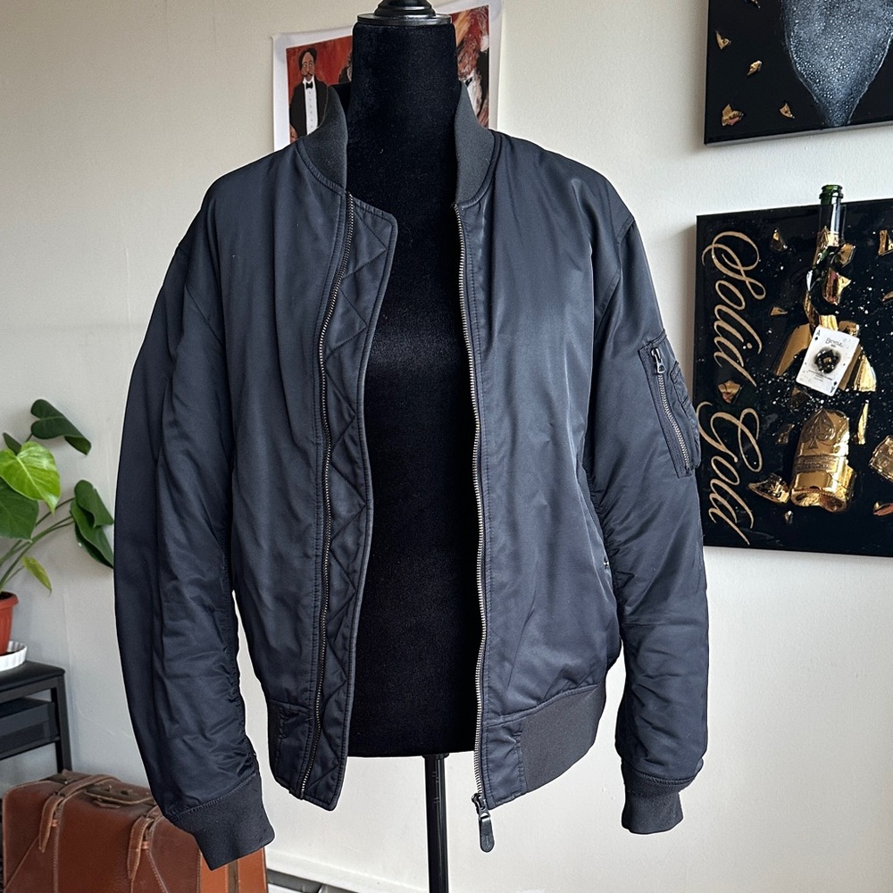 Black Bomber Jacket